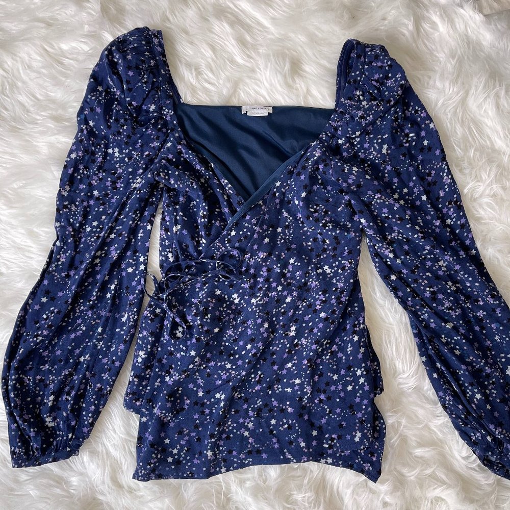 Star Print Blouse